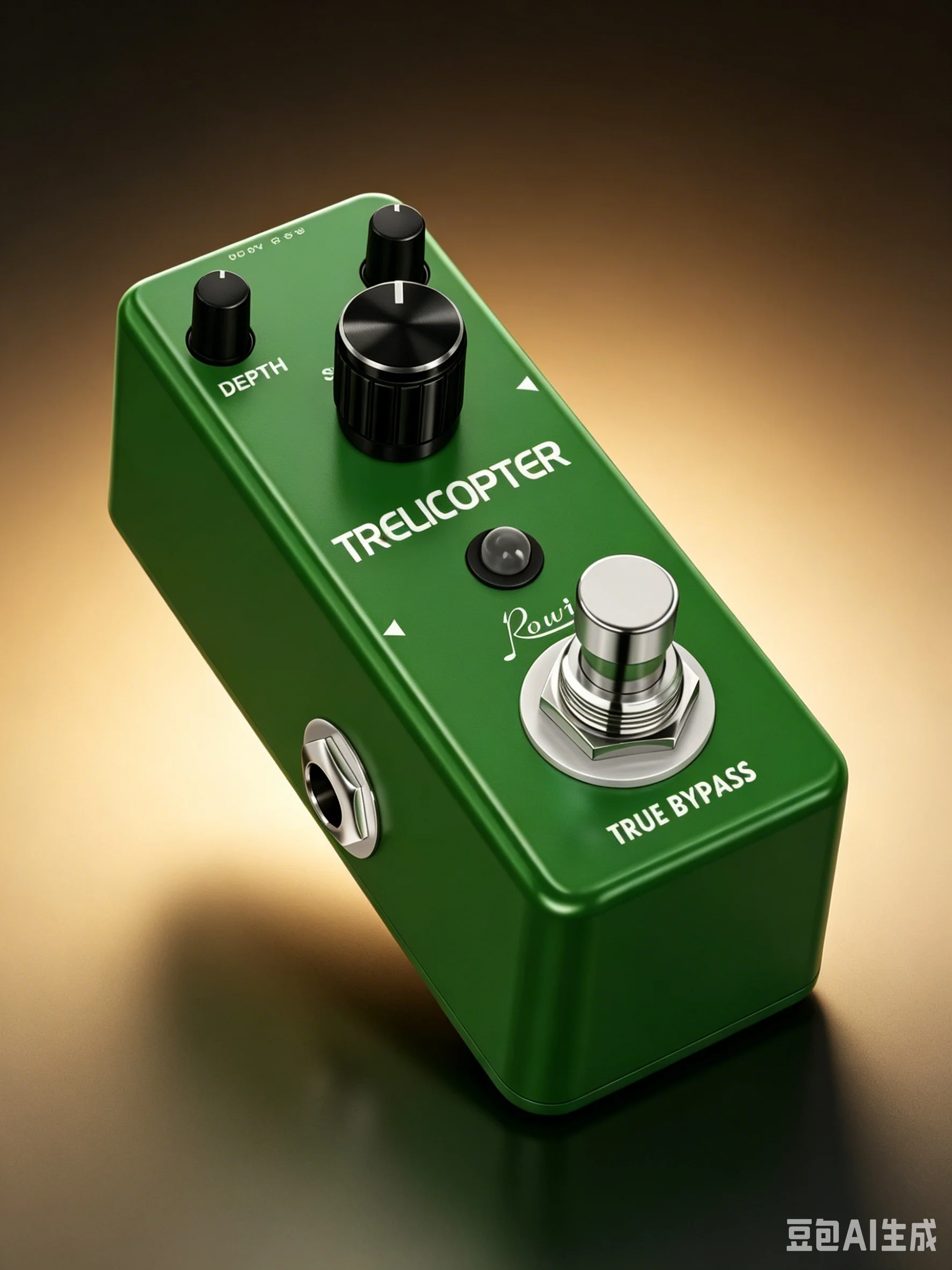 Rowin LEF-327 Trelicopter Optical Tremolo Pedal True Bypass Mini Metal Guitar Volume Modulation Effect