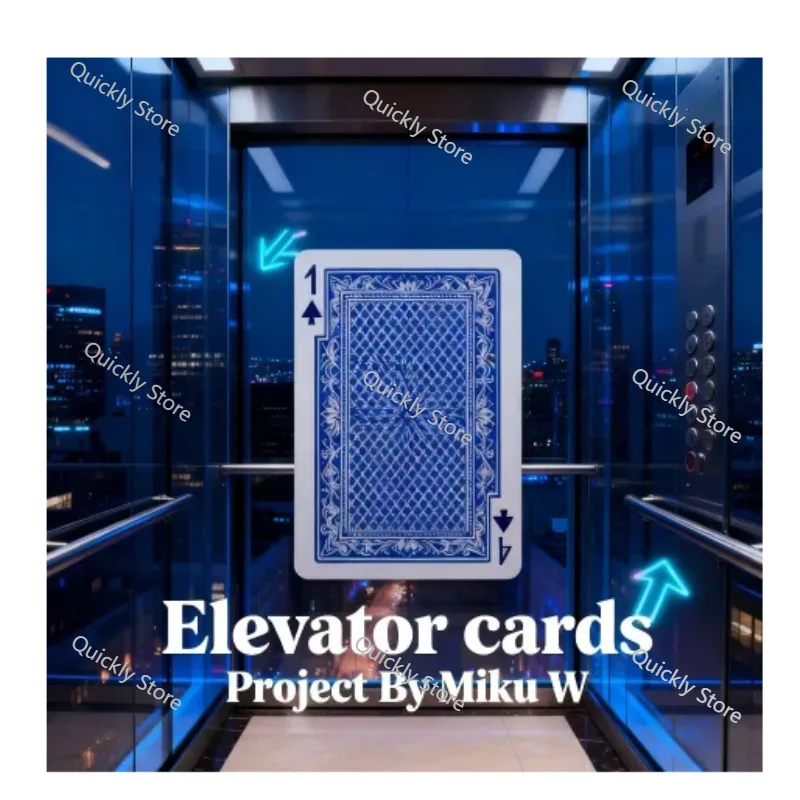 Elevator cards Project By Miku W Magic tricks (Instant Download) Quickly send