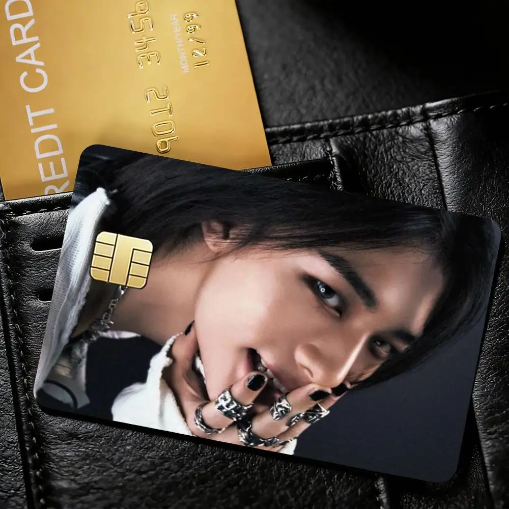 H-HyunjinS Dancing Prince Sticker Decoration Creative Bank Card Bus Metro Waterproof Sticker