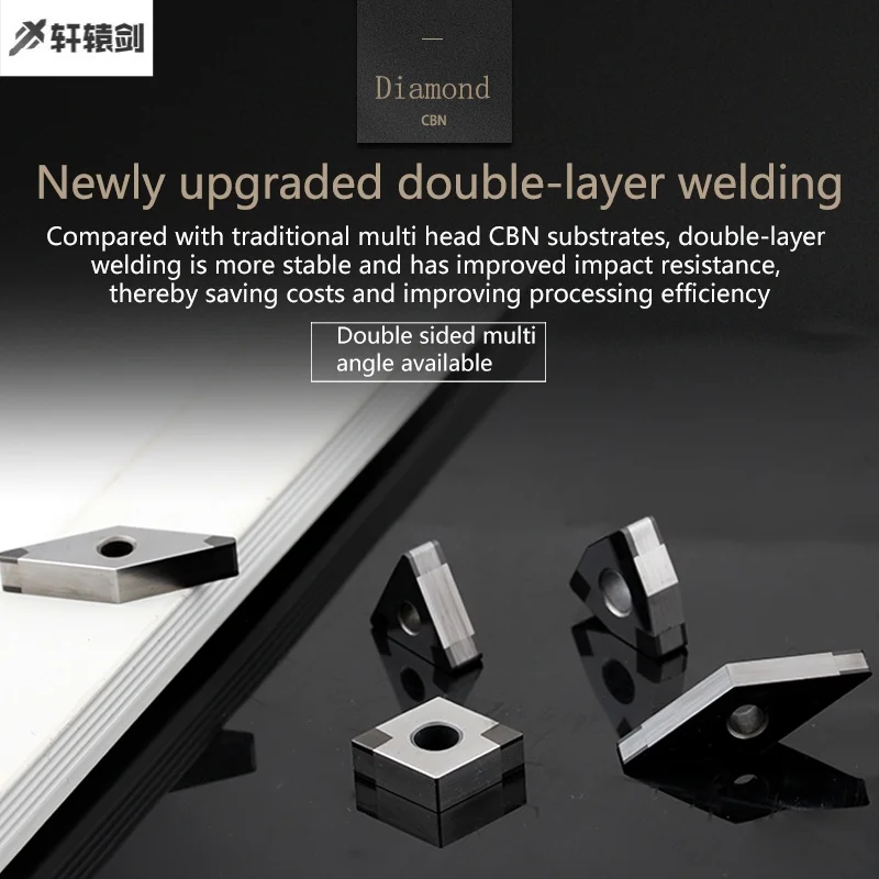 

Вставка CBN CNMG TNMG VNWG WNMG 080408/080404/120404/120408/160404/160408 Токарный станок с ЧПУ Твердосплавные внешние токарные пластины для K P