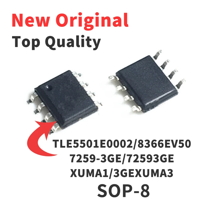 1 Piece TLE72593GEXUMA3 TLE5501E0002XUMA1 TLE8366EV50XUMA1 SOP-8 SOIC Chip IC New Original