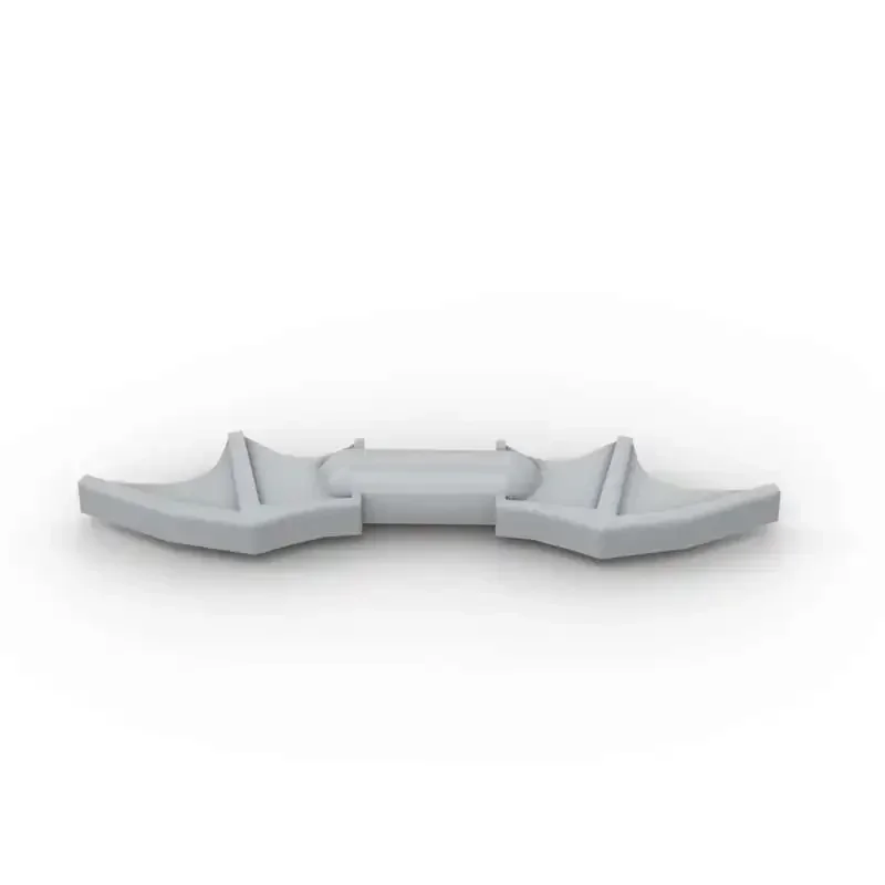 MOC – Puzzle à particules 98721, 2 ailes de chauve-souris avec barre au milieu, blocs de construction, Kit de figurines, accessoires, briques, jouet, cadeau, livraison directe, 10 pièces