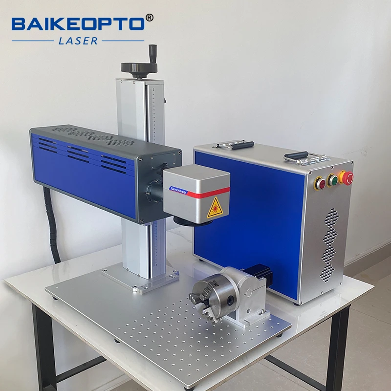 

30W Factory Price High Precision High Cost Performance Wood Jeans Tube Co2 Split Laser Marking Machine