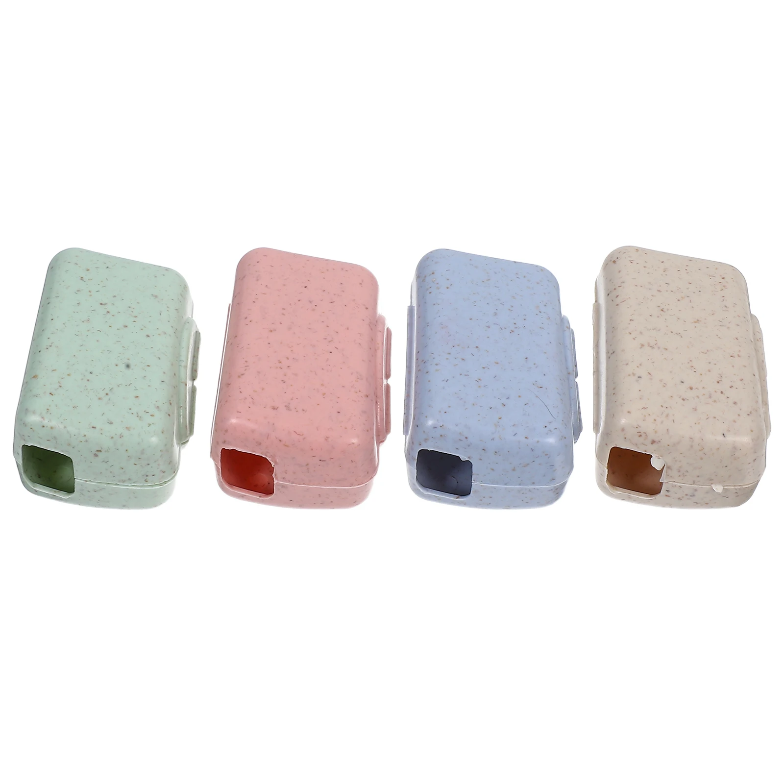 4 Pcs Toothbrush Cover Portable Cap Travel Protector Storage Hygienic Use Durable Material Outdoor Camping Compact Size Easy