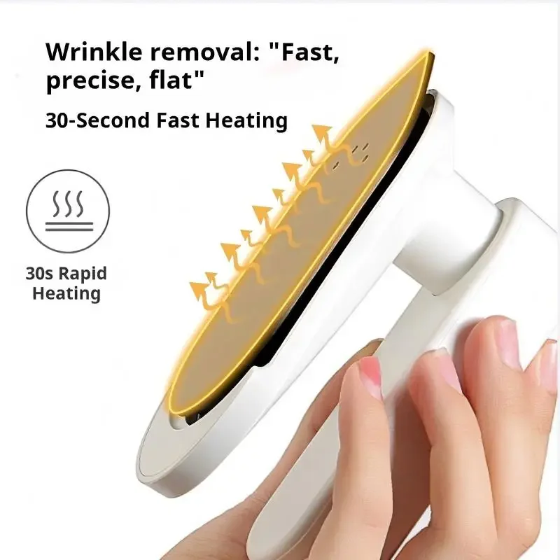 

Portable Mini Rechargeable Cordless Steam Iron for Travel Handheld Clothes Steamer Dry Wet Use Latest Model