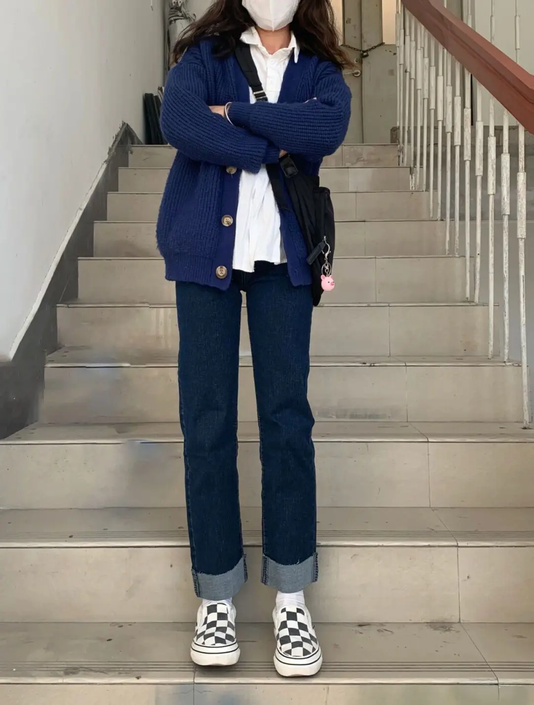 

Широкие джинсы с высокой талией, женские весенне-осенние новые свободные брюки прямого кроя, высокоэластичные джинсовые брюки из смеси хлопка