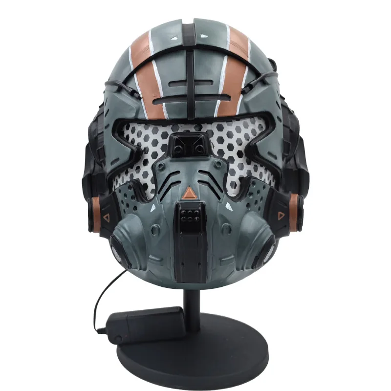 Titanfall 2 jack cooper led lighe máscaras cosplay capacetes traje de halloween para homem adulto máscara facial masquerade carnaval festa prop