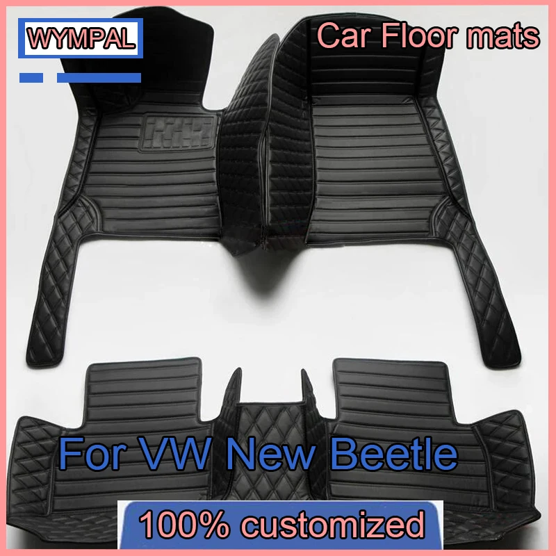 Car Floor Mats For VW VW New Beetle Convertible 1998~2011 Waterproof Rug Tapetes Para Automovil Car Mats Car Accessories