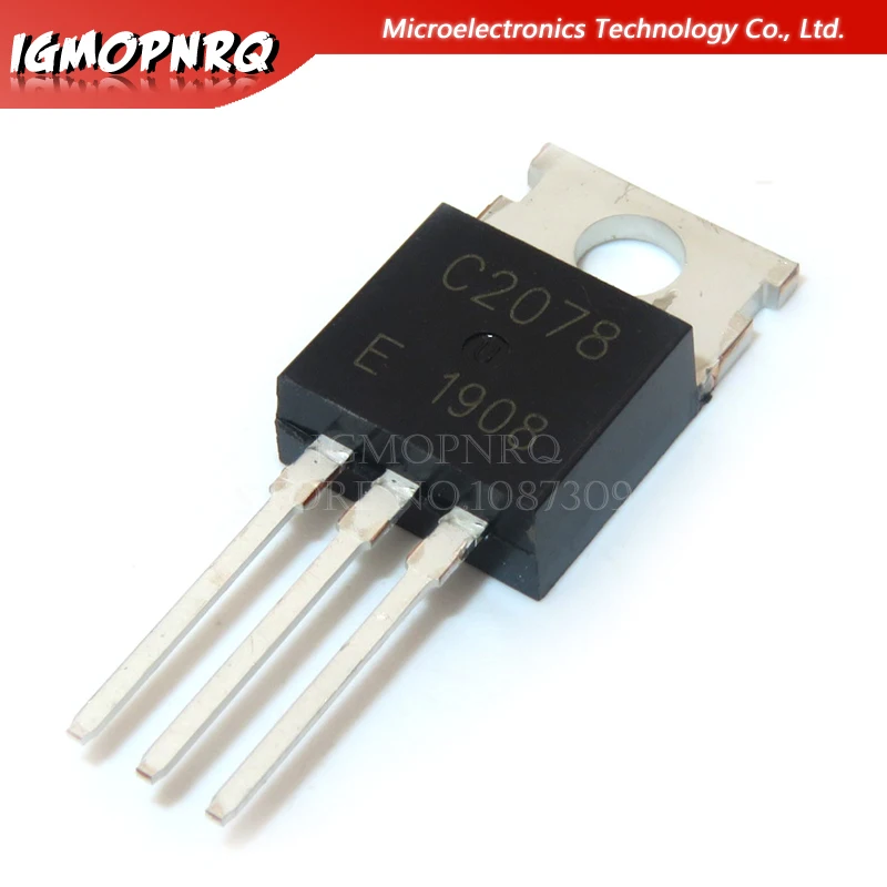 10pcs C2078 2SC2078 transistor channel  New TO-220 TO220AB