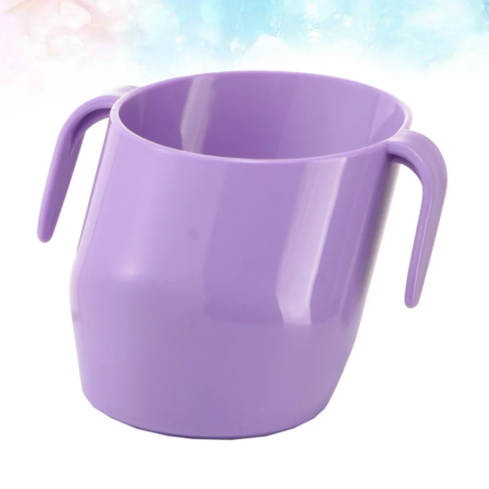 

Training Cup with Handle Kids Mug Portable Drinking for Children Beauty Color Titanium