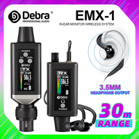 Debra EMX-1 Wireless Monitoring System UHF Wireless Digital Signal Transmission Portable Rechargeable Monitoring System