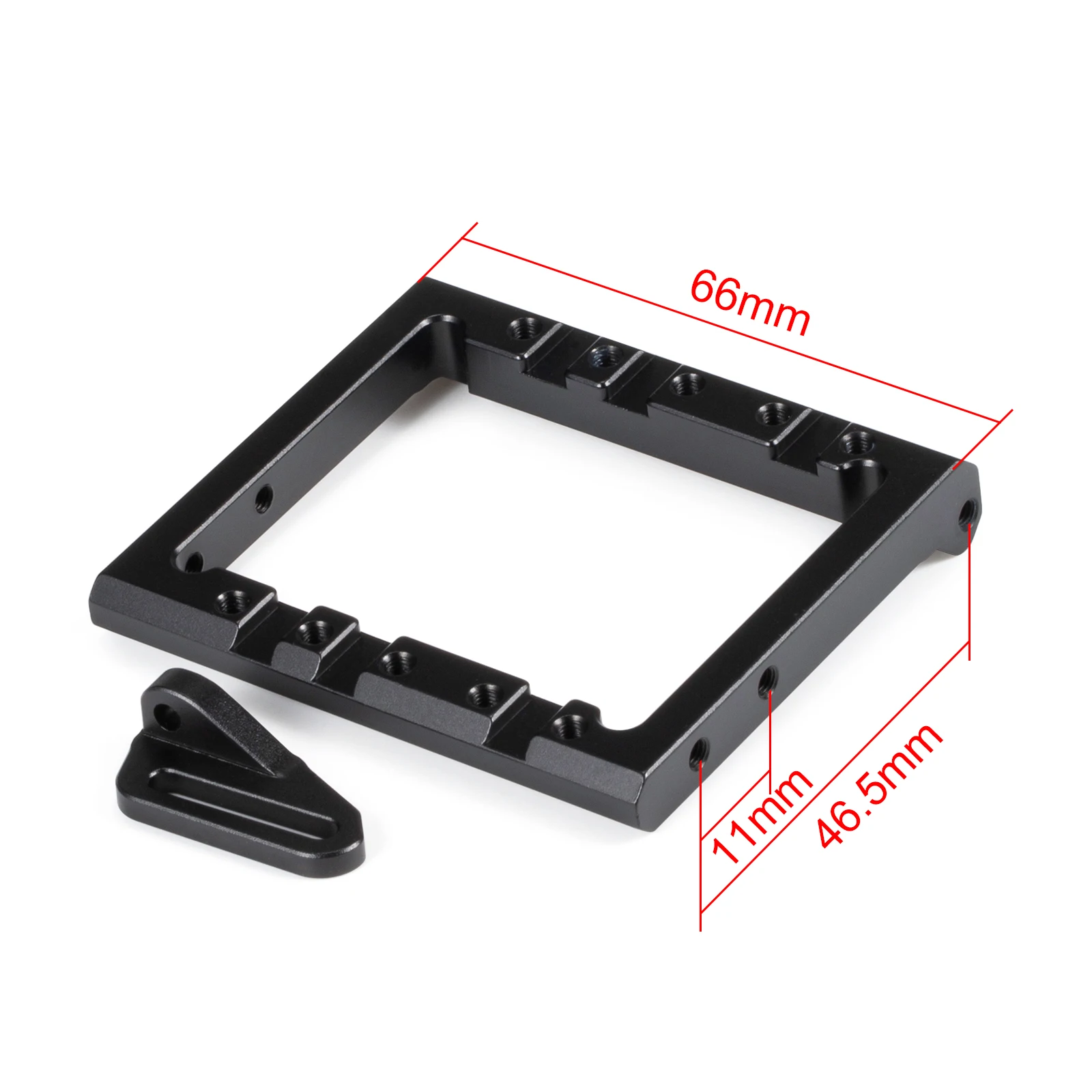 CNC Aluminum CMS Dual Servo Mount and Panhard Mounts for RC 1/10 Carbon LCG Crawler Chassis Axial AR44 AR45 Axle