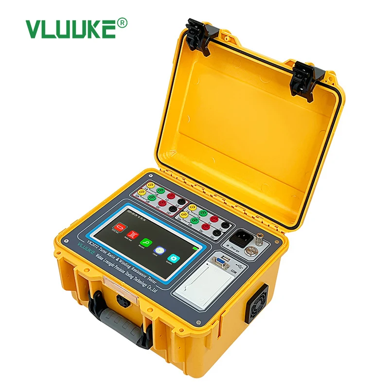 VLUUKE VK2072 High Accuracy 0.2 DC Resistance Tester With Turns Ratio & Winding Resistance Measurement IP67 Protection