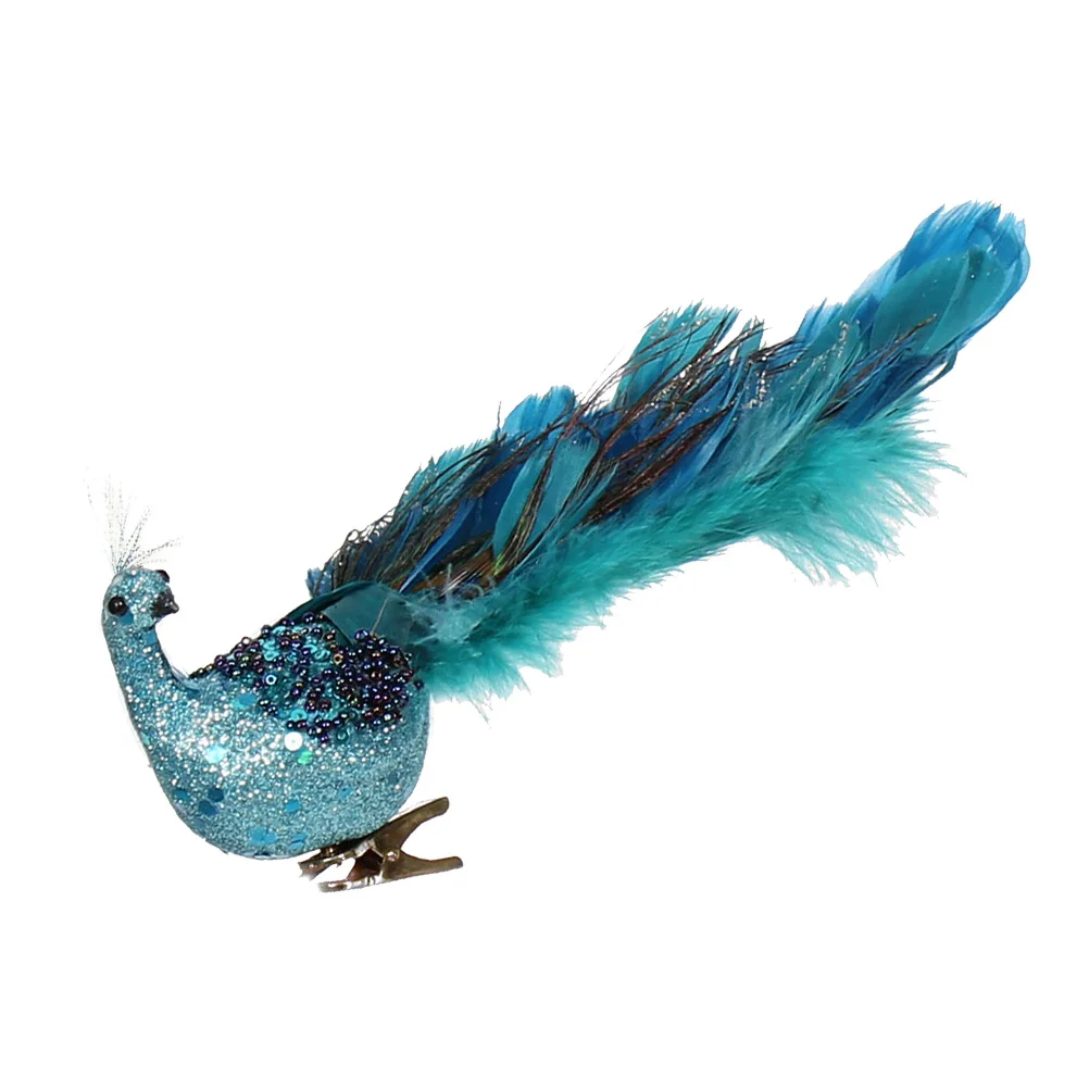 

Simulated Gardening Ornaments Peafowl Home Garden Bonsai Desktop Ornament Miniature Statues Decor