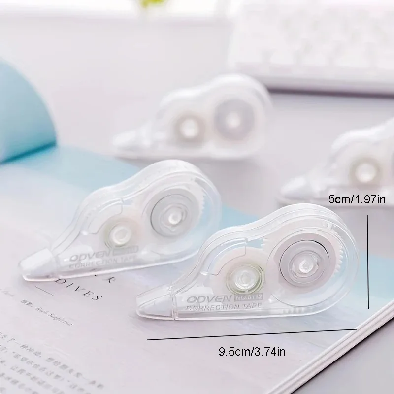 1 PC ​Large Capacity Transparent Correction Tape Simple Portable Student School Exam Office Stationery Supplies