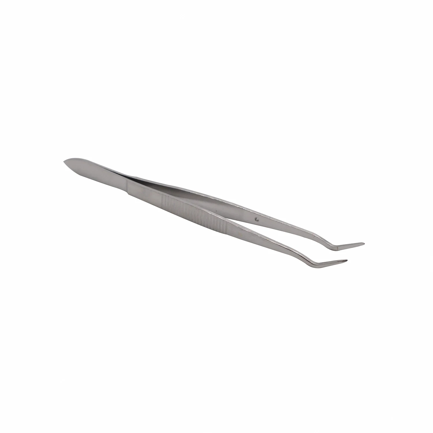 Dental Teeth Clean Tool Stainless Steel Plier Tweezer Forcep Silver Cuspidal