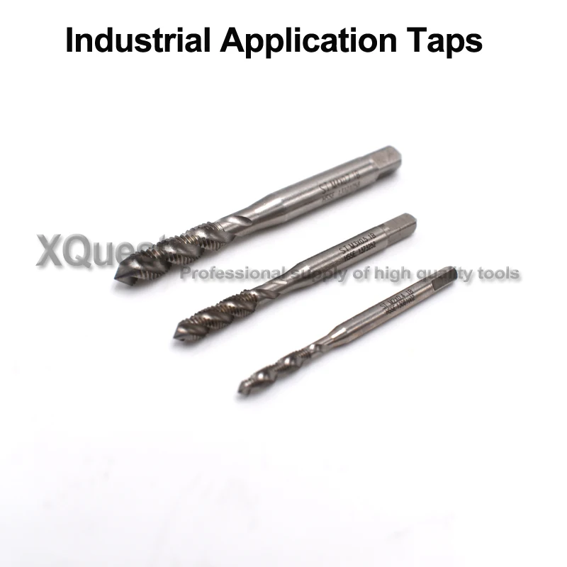 

XQuest HSSE Metric ST Screw Thread Insert Spiral Flute Tap ST2 ST2.5 ST3 ST4 ST5 ST6 ST8 Machine STI Spiral Taps ST10 ST12