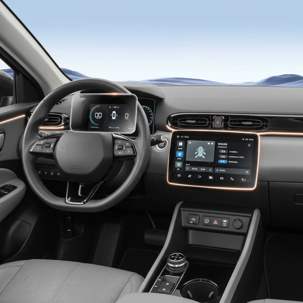 

Car Navigation Screen Protector Tempered Glass Film For 2025 Leapmotor T03 Dashboard Instrument Display Guard Auto Accessories