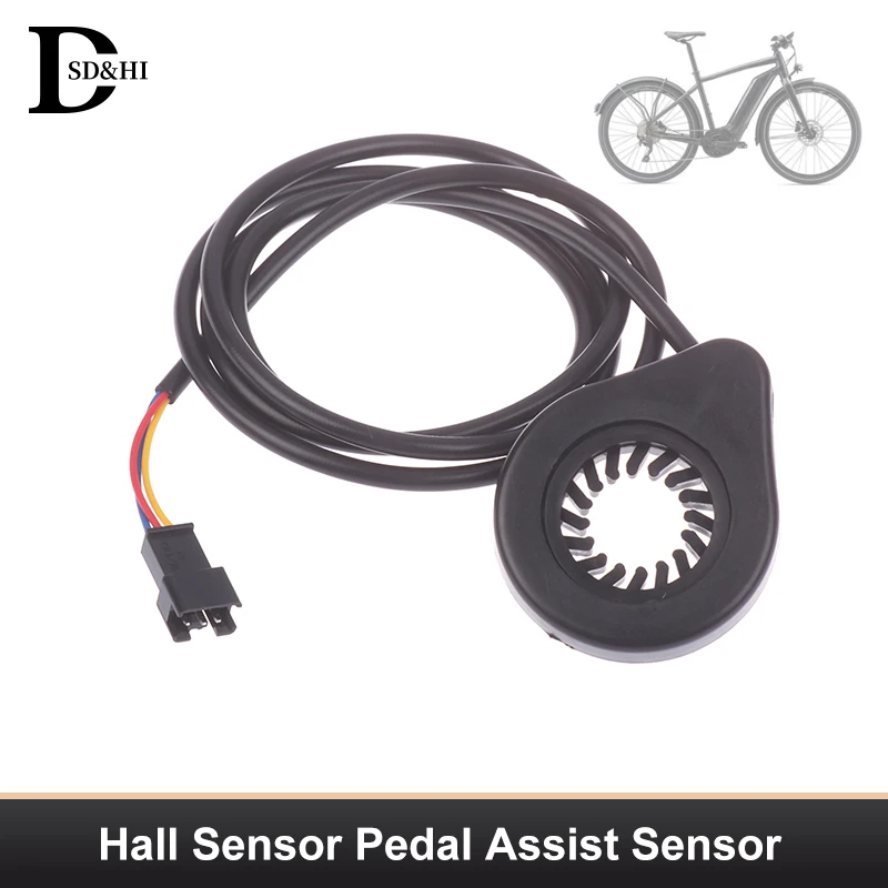 Electric Bicycle Bike 12 Magnetic Double Hall Sensor Pedal Assist Sensor For Ebike SM/Waterproof Plug