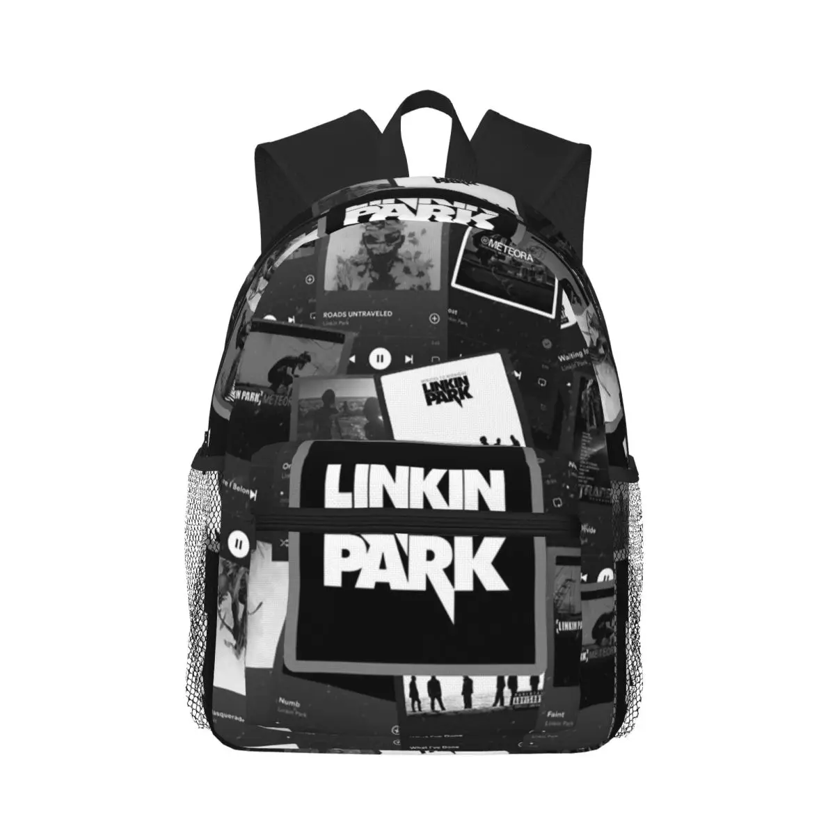 Unisex Musette Bag Canvas Linkin Park Backpack Mini Musette Bag Tactical WW2 Heavy Duty Cotton Canvas  main image 3