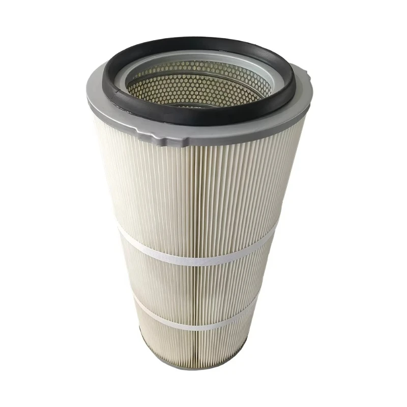 Medium oval air purifier cartridge high efficiency industrial dust collector spare parts