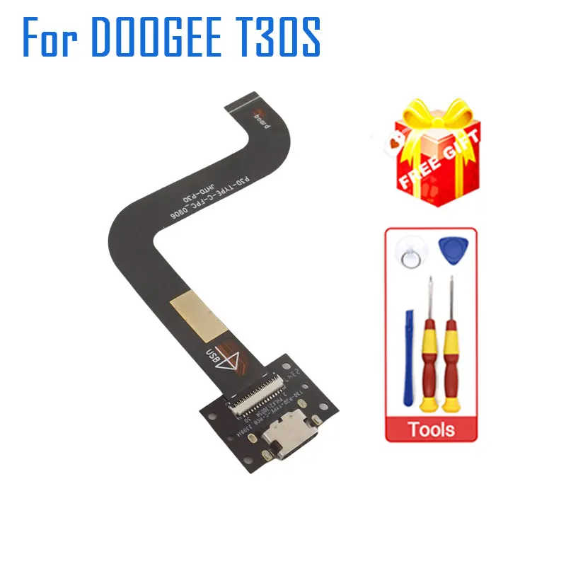 New Original DOOGEE T30S T20 T20S USB Board Base Charging Port Board With Transfer FPC For DOOGEE T30S Tablet