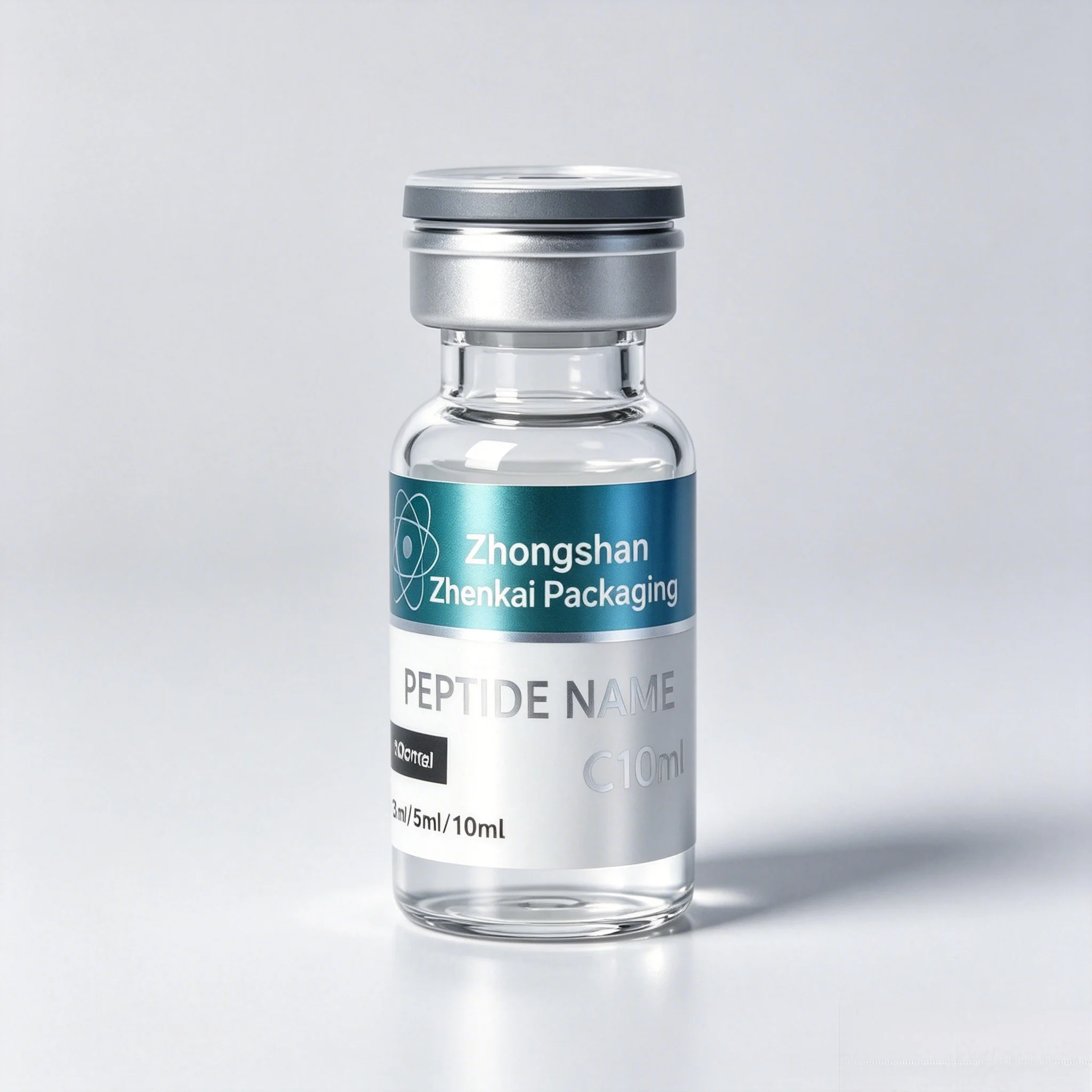 

High Quality Custom Self Adhesive Labels & Peptide Packaging Cartons Matching 3ml 5ml 10ml Vials Beauty Industry Exclusive