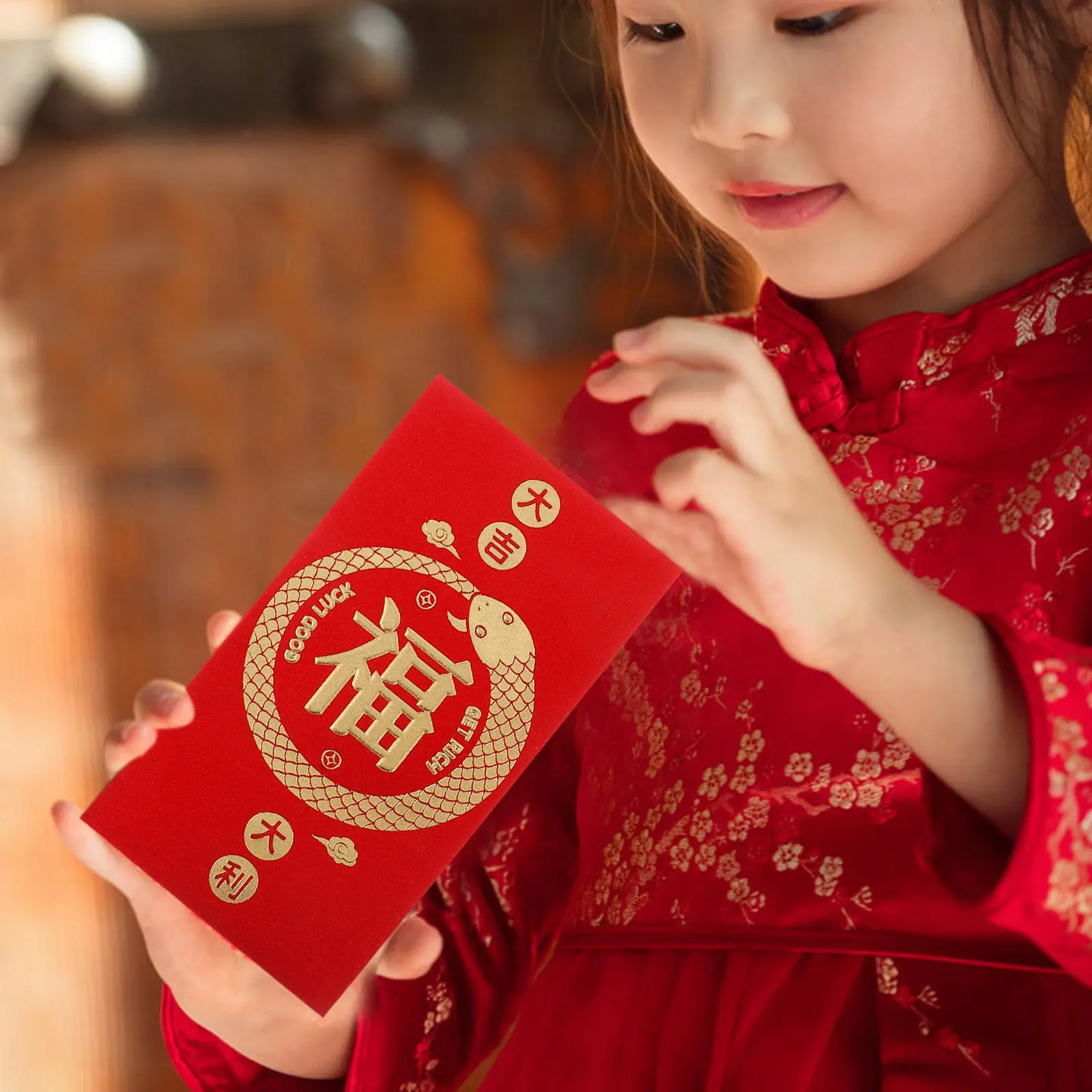 12Pcs Chinese Red Envelopes Glitter Matte Texture Cash Packets for Spring Festival Lunar New Year Money Envelopes