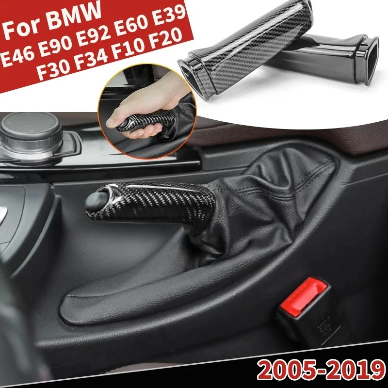 

For BMW E46 E90 E92 E60 E39 F30 F34 F10 F20 2005-2019 Handbrake Cover Pull Rod Cover Car Interior Decoration Modification Kits