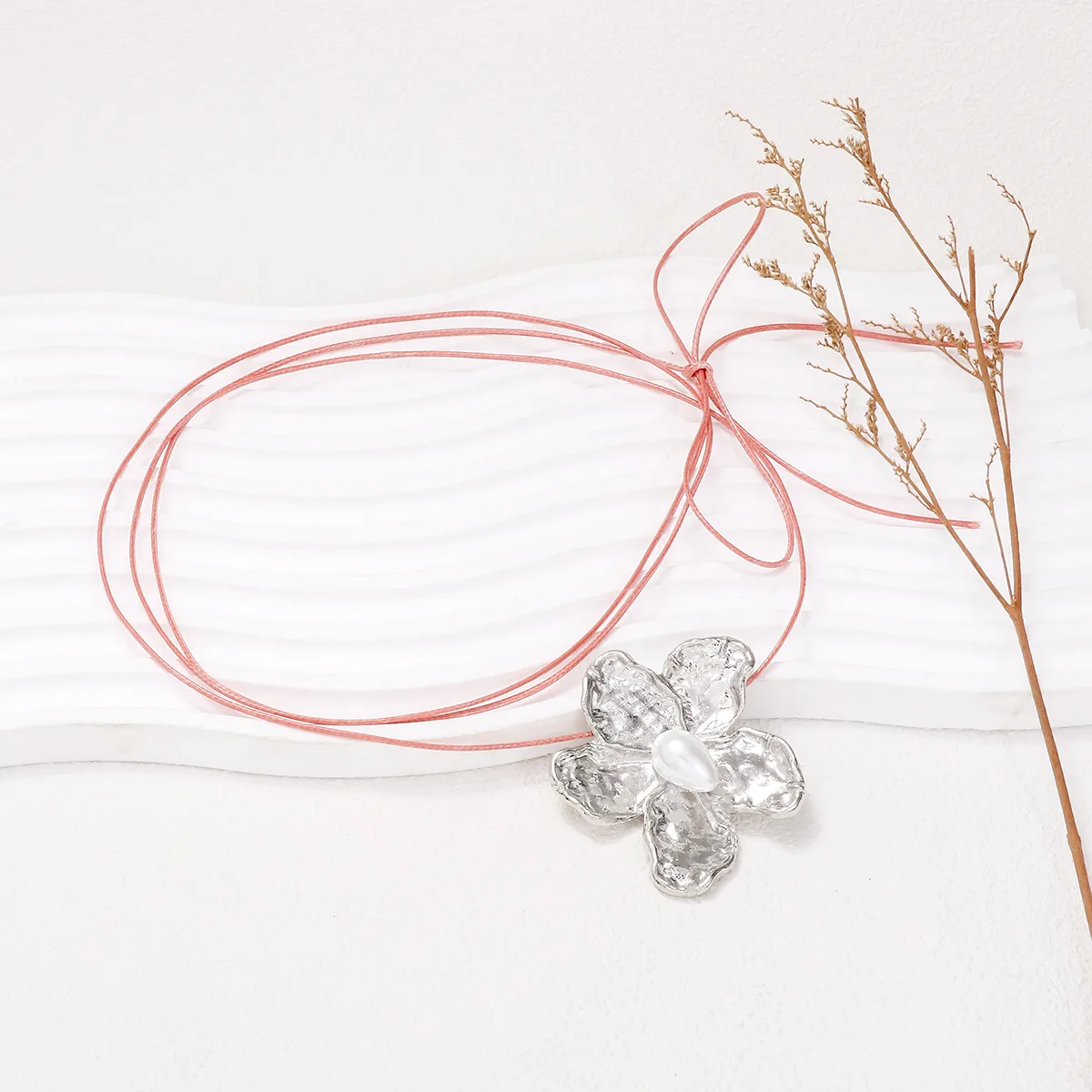 ZAA Women Jewelry Charm Vintage Flower Pendant Necklace 2024 Trend High Quality Long  Rope Chain Choker Collares en oferta Mujer