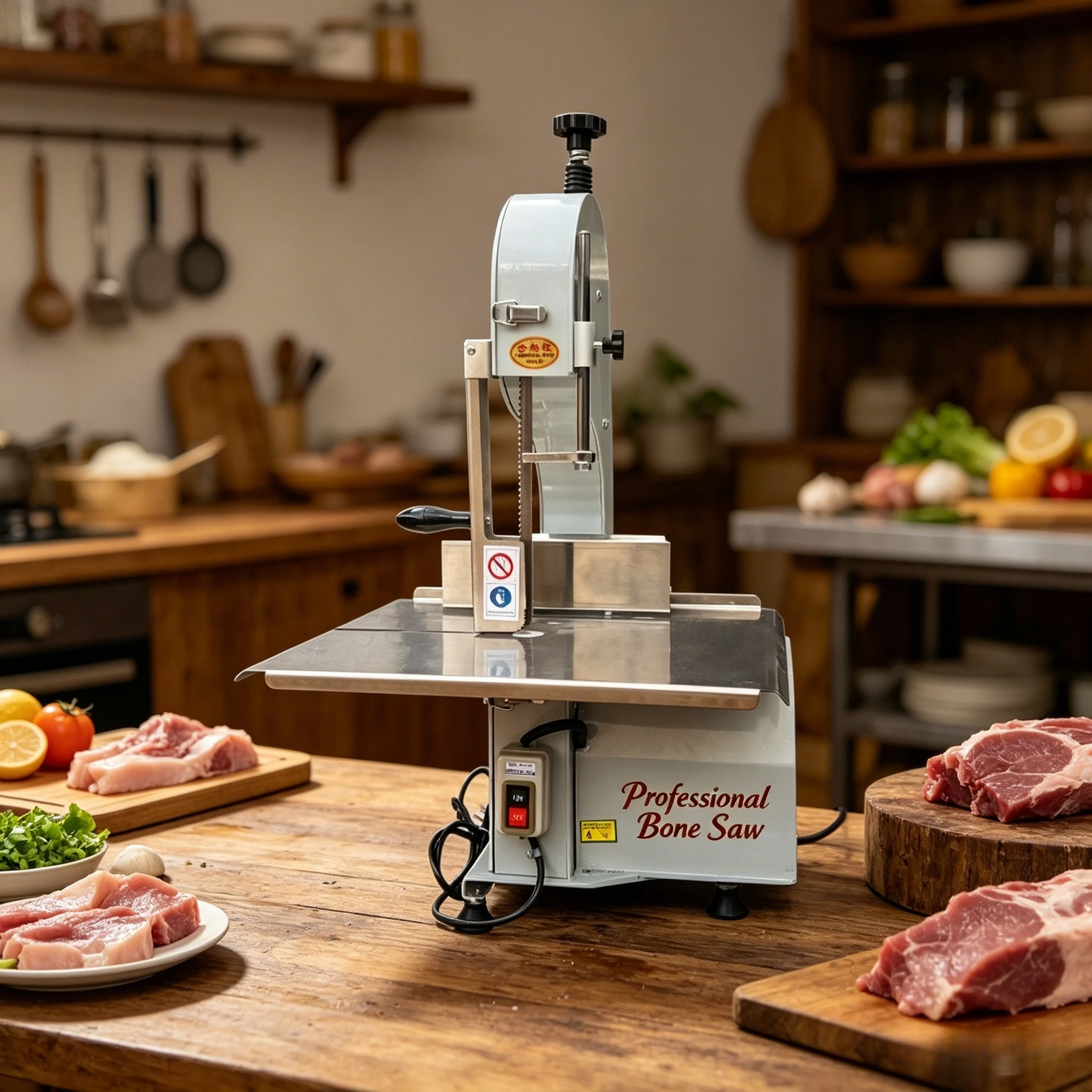 

Multifunctional Electric Bone Cutting Machine Commercial Household Dual‑use Bone Saw for Big Bones Frozen Meat Processing Ideal