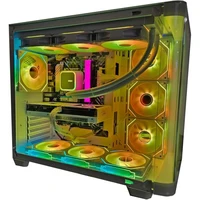 Gaming PC I9 Level E5-2650 CPU, GTX1050, B760 DS3H, 8GB 16G RAM DDR3, 256G M.2 SSD, 5 Fans RGB Case PC Gaming Gamer for Game 2