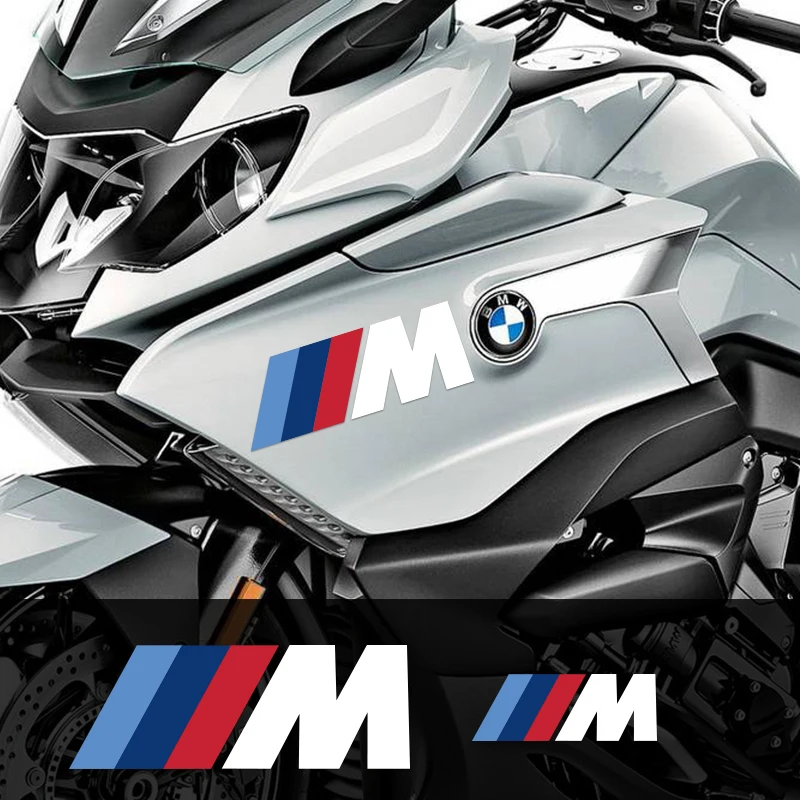 2pcs Motorcycle LOGO Tank Decal Motor Oil Cover Motorcycle Decal for BMW M S1000RR S1000XR S1000R HP4 R1200GS R1250GS Stickers