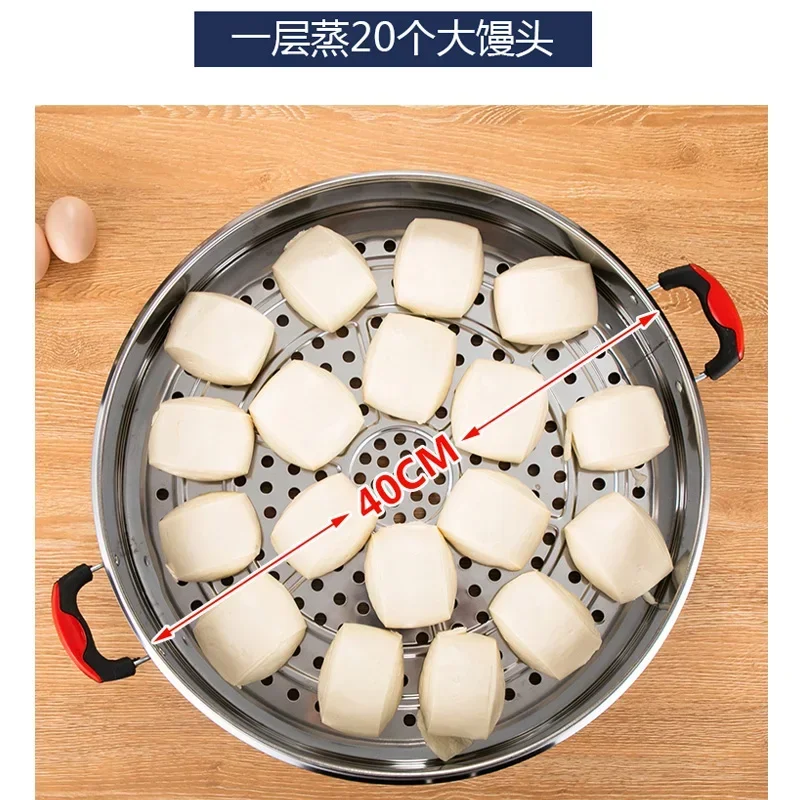 220 فولت 1800 واط التجارية الفولاذ المقاوم للصدأ قدرات الطعام الكهربائية البواخر سعة كبيرة متعدد الطبقات تبخير تجهيزات المطابخ أجهزة المطبخ