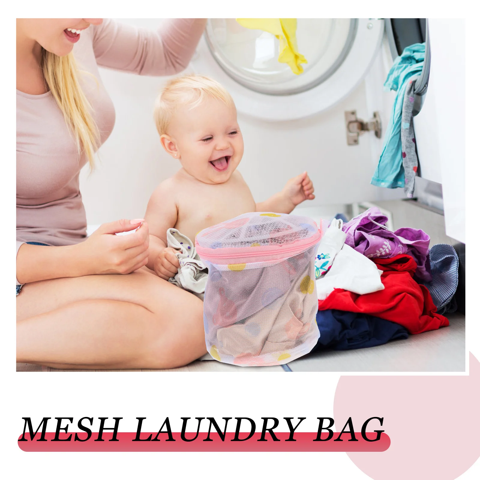 

6Pcs Underwear Washing Bags Breathable Mesh Laundry Bags for Bra Socks Travel Storage Organizer Home Laundry Home Supplies