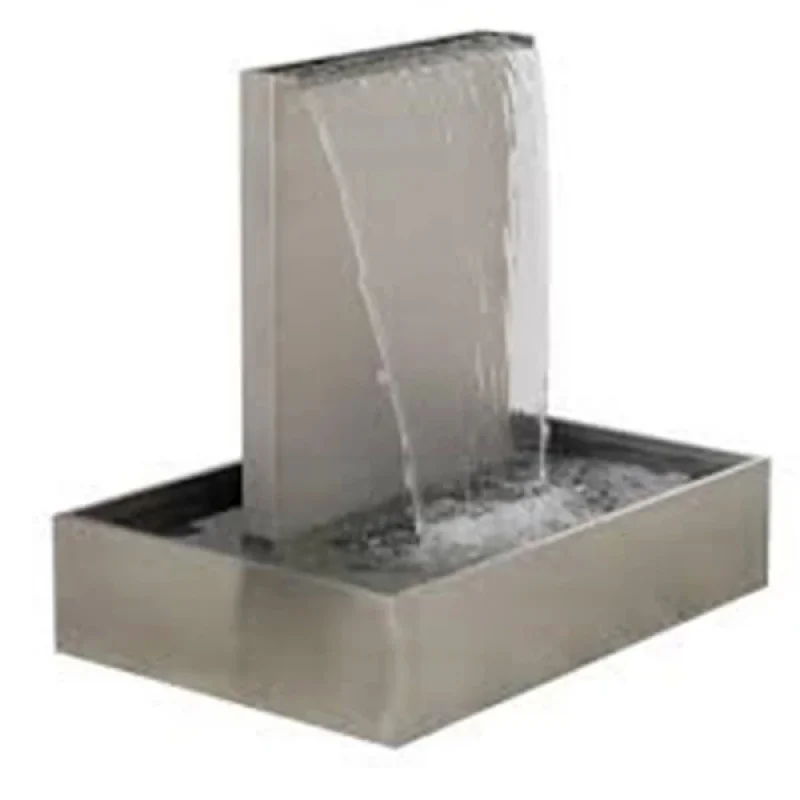 custom.Garden Decoration Waterscape Metal Steel Rain Curtain Fall Sheet Fountain