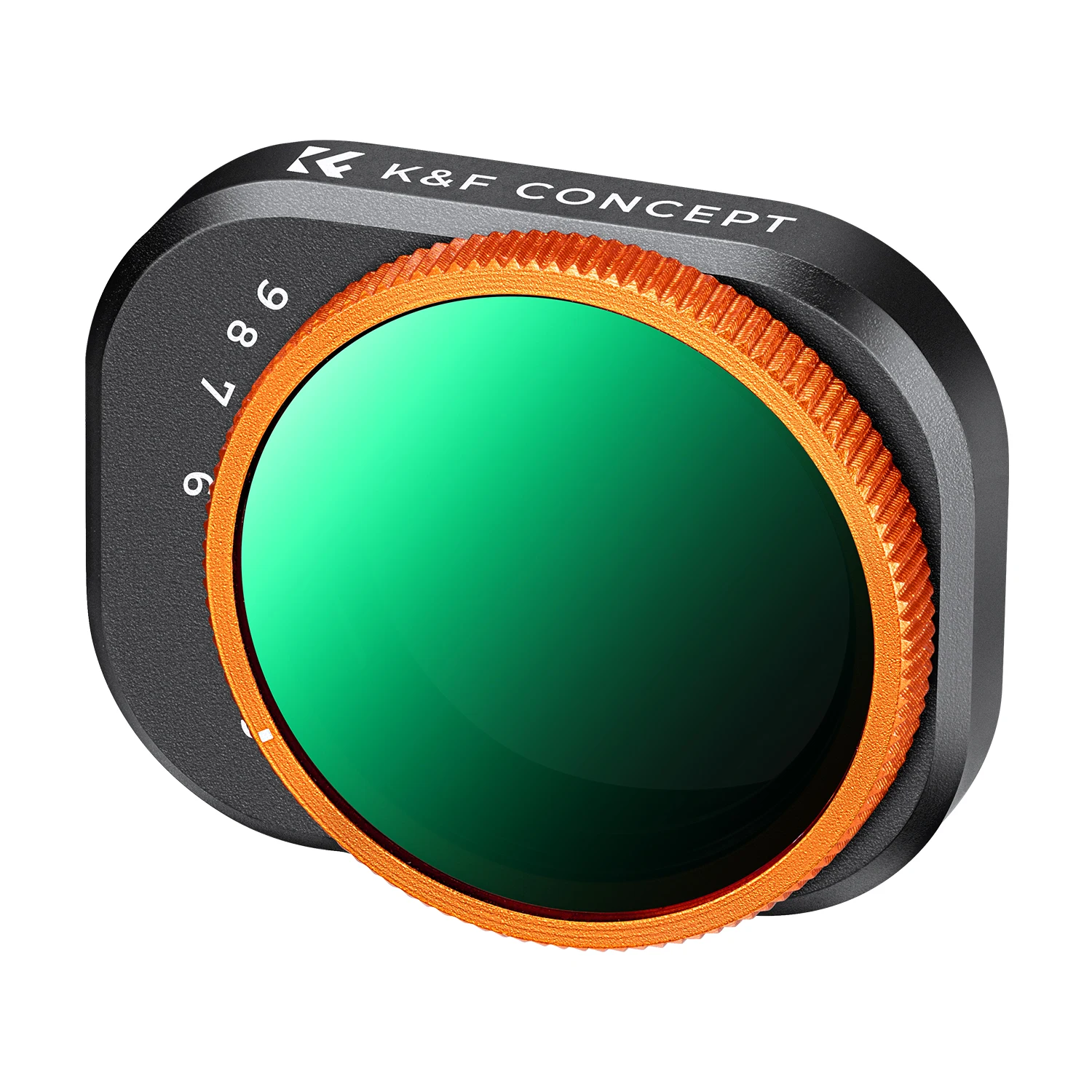 K&F Concept Variable ND32-512 (5-9 Stops) Lens Filter for DJI Mini 4 Pro with Single-sided Waterproof Anti-reflection Green Film