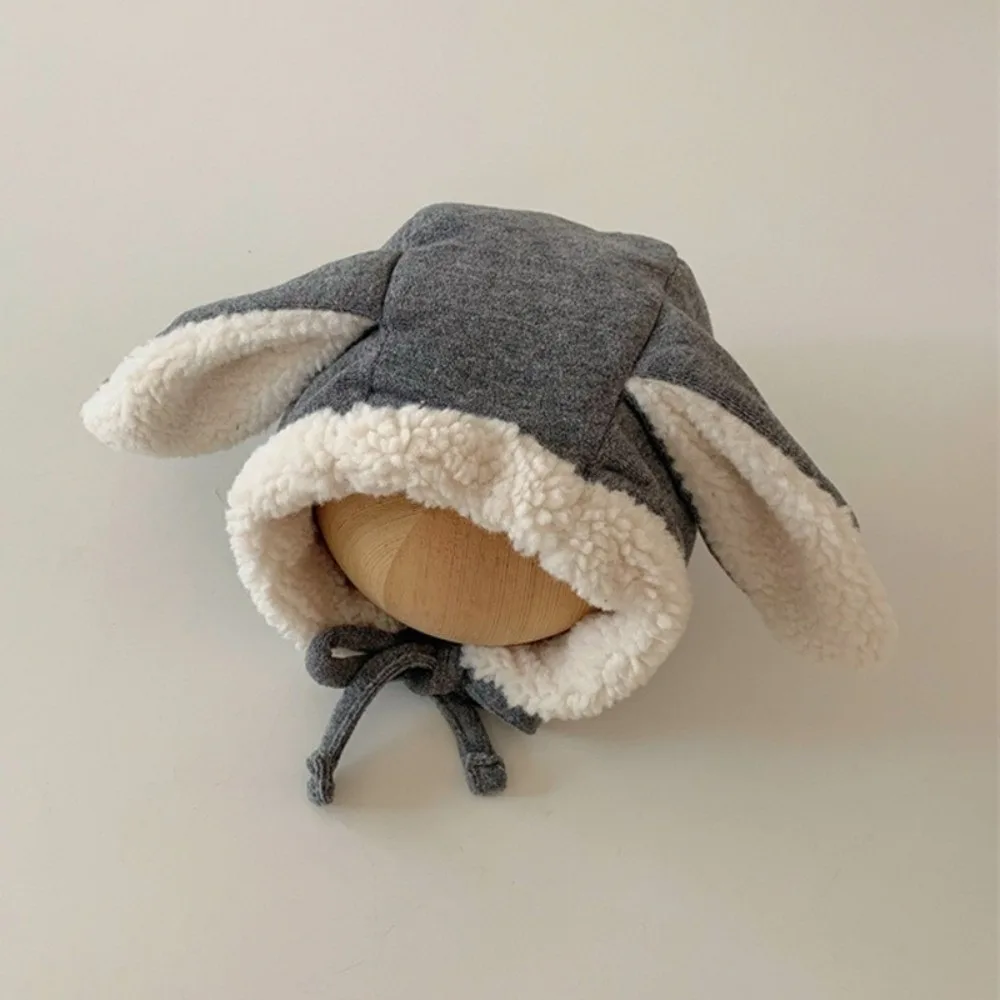 

Kawaii Cute Rabbit Ear Hat Winter Fleece Baby Beanie Cap Thick Warm Ear Protection Hat Kids