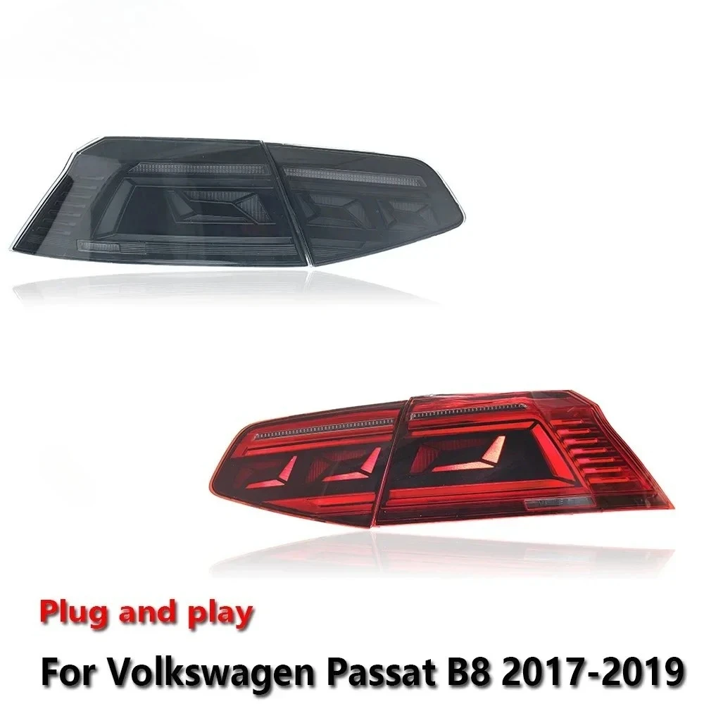

Car LED Upgrade Tail Light Accessories For VW Passat B8 2016-2019 DRL Brake Turn Signal Lamp Plug and Play