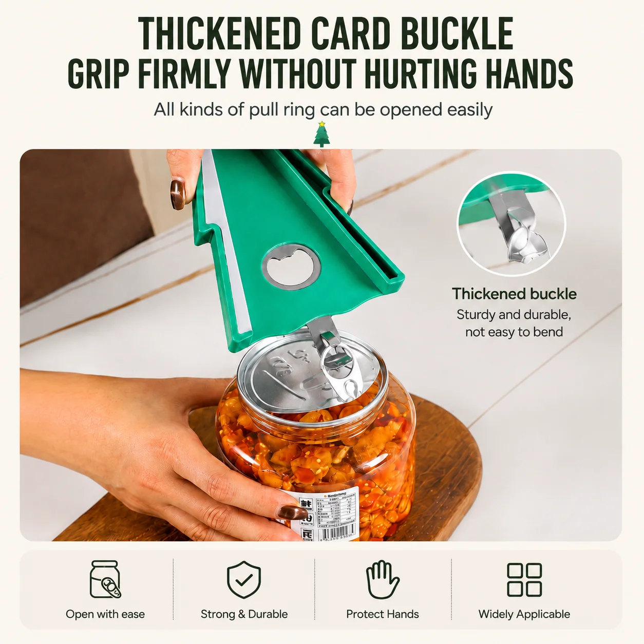 Christmas Tree Magnetic Bottle Opener Multifunctional Stainless Steel Jar Opener Fridge Magnet Xmas Kitchen Gift