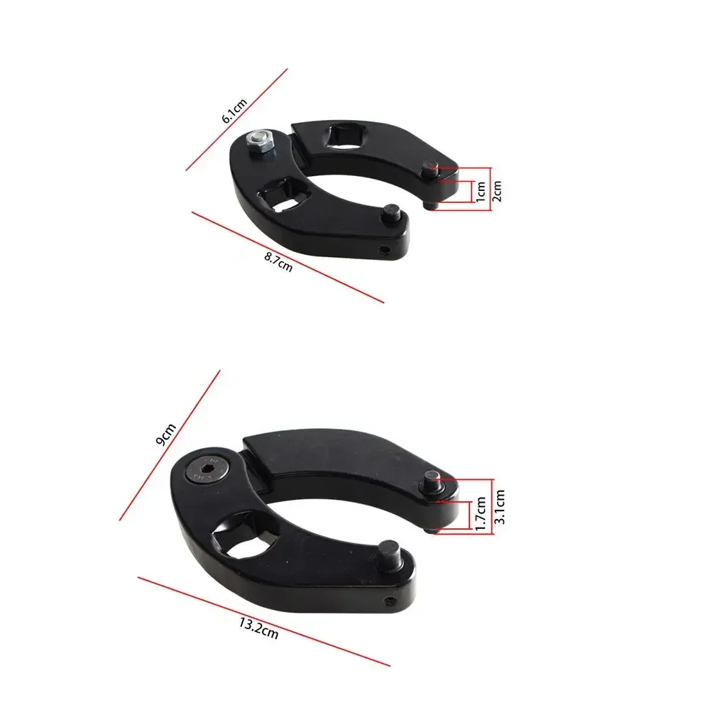 1266 & 7463 2pcs Adjustable Large and Small Gland Nut Spanner Wrench Tool Set For Loose and Remove Gland Nut
