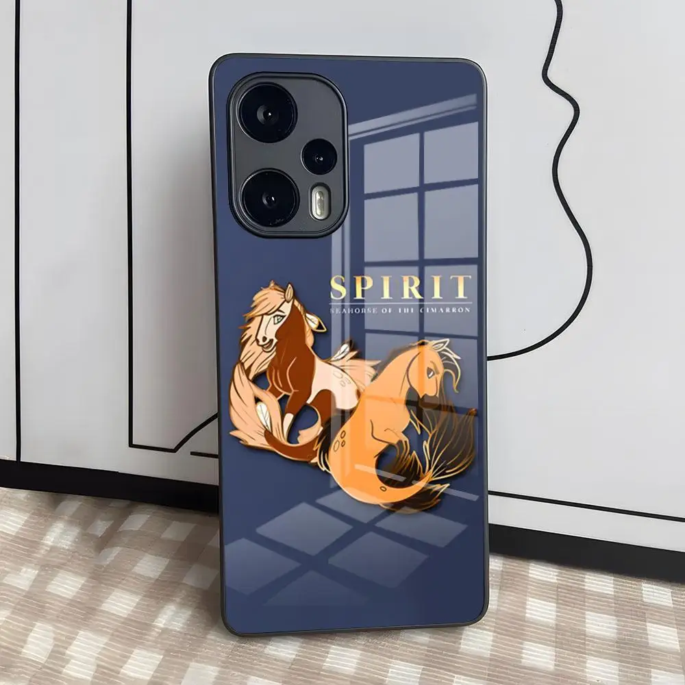 Funda de teléfono Spirit Stallion Horse para Xiaomi 14 Lite 12 Pro 11t 13 Lite POCO M6 M5 X6 X5 X3 F5 F6 Pro cubierta de cristal