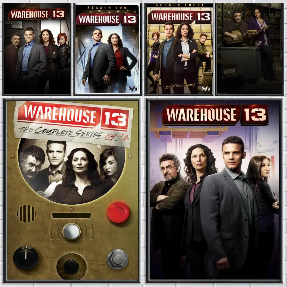 tv series W-Warehouse 13-E Poster Peel and Stick Wall Art for Cafe Office Bar and Home Decoration