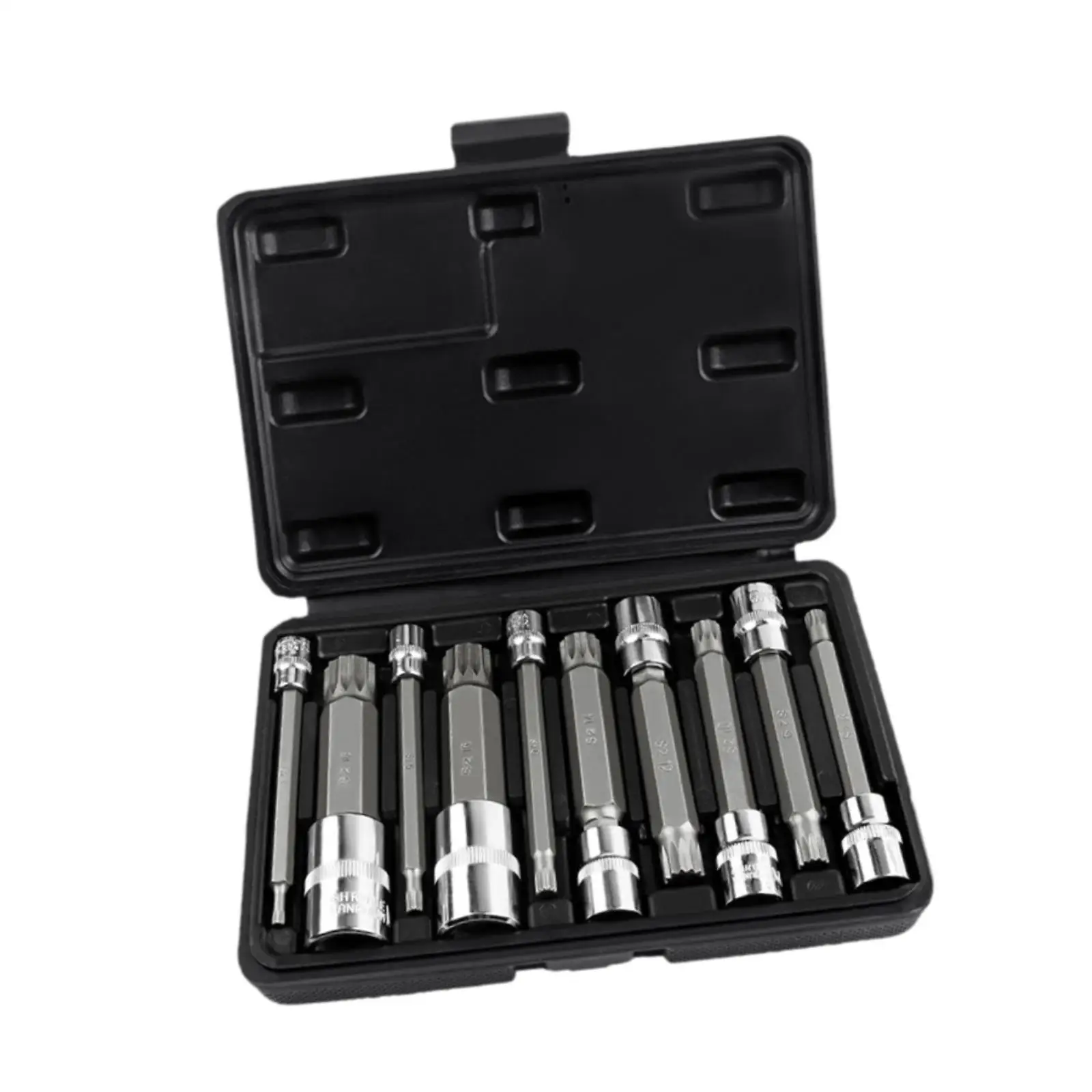 Generic Triple Square Spline Bit Socket Set Hand Tools for Vehicles
