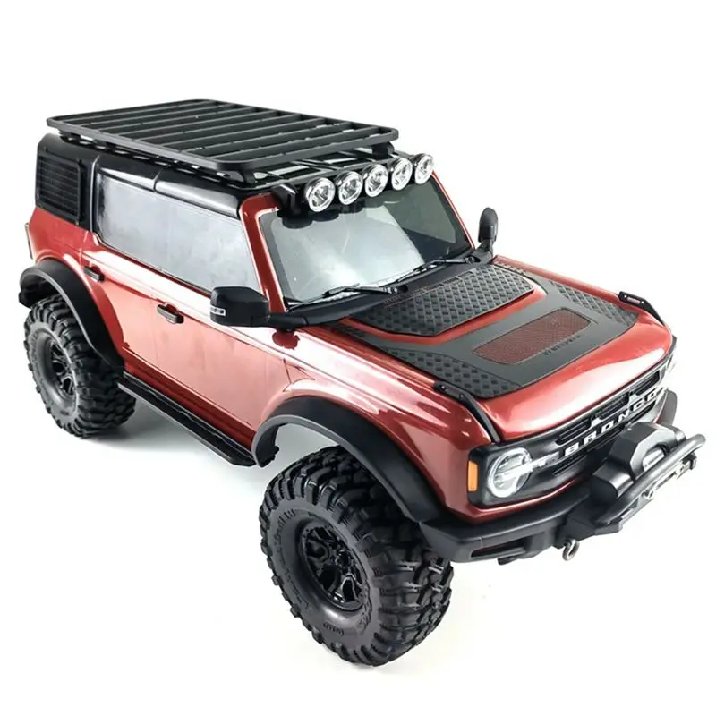 【POPULAR PICK】Metal Engine Hood Decorative Sheet Hood Protective Metal Sticker for TRX4 92076-4 1/10 RC Crawler Car ABJX