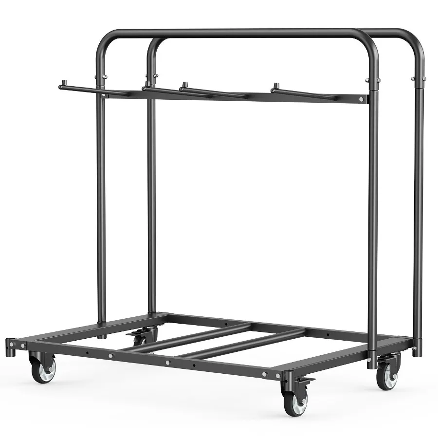 Folding Chair Rack Cart for 5 Tables+14 Chairs of 400LBS with Casters
