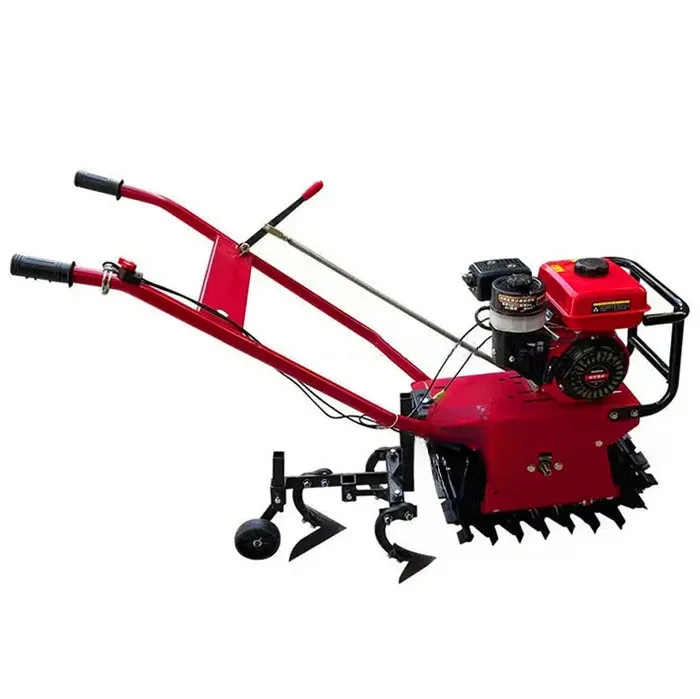 Mini cultivador de Tractor de mano para caminar, máquina de arado rotativo, también llamada Micro cultivador tipo oruga, gran oferta