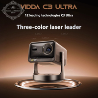 2025New Vidda C3 Ultra Hisense 4K Ultra HD 1.67x Optical Zoom Home Tri-Color Laser Gaming Projector TV Home Theater Projector
