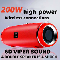 Bluetooth Speaker Mini Wireless High Fidelity Surround Sound Outdoor Portable Waterproof Camping Party Loudspeaker