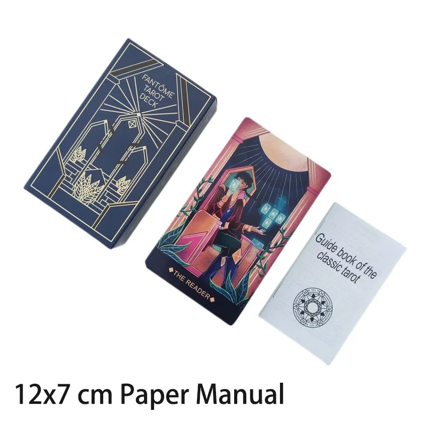 

12x7 cm Fantome Tarot Deck Paper Manual Card Games